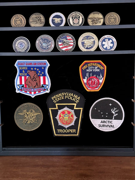 WeatherWool is honored that many people who serve the USA have given us Challenge Coins and Patches as a result of our WarriorWool Program