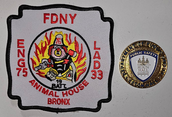 More than anything else, Seton Hall University puts South Orange, New Jersey, on the map.  Seton Hall is just a short walk from WeatherWool Headquarters in South Orange.   A Fireman who retired after 22 years in New York City’s 19th Battalion “Animal House” gave WeatherWool a Patch from the famous Fire House.