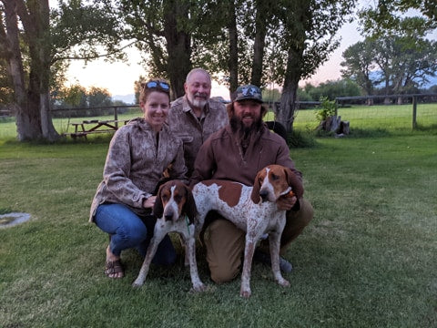 HISTORY Channel Mountain Man Jake Herak and Dr Anika Ward making  Black Bear sausages.  Great to see Jake in our Lynx Pattern ShirtJac!  Jake and Anika live in a splendid part of Montana and we loved our visit with them. THANKS JAKE AND ANIKA! ... And HISTORY Channel!