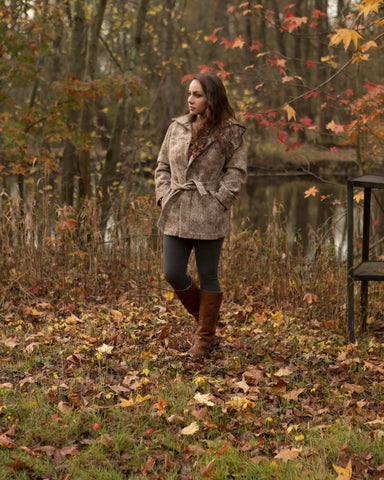 WeatherWool Ladies Field Jacket in Lynx Pattern. Unmatched Performance in a Luxury Jacket