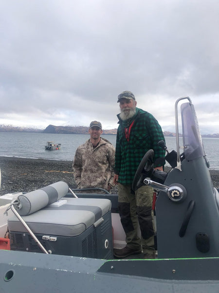 Multiple outdoor professionals involved with History Channel's hit series MOUNTAIN MEN, including Mike Horstman of Kodiak Island, Alaska, choose WeatherWool. The gent wearing the Anorak in this photo is a WarriorWool recipient who coincidentally is a friend of Horstman's!