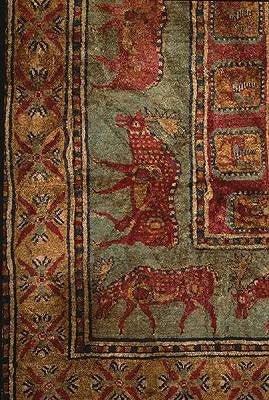 WeatherWool thanks Wikimedia Commons and the Hermitage Museum of St Petersburg, Russia, for this image of the ancient (about 2400 years ago) woolen Pazyryk Carpet, whose brilliant colors are attributed to a dyeing technique that involves fermenting the wool.