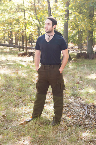 WeatherWool Advisor Chase Burnett in Drab Pants and Big Brim Boonie (Hanging from neck)