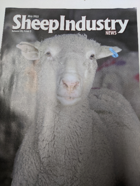 WeatherWool very much appreciates the efforts of SheepUSA.org, the American Sheep Industry Association. This is the May 2021 cover of Sheep Industry News, their monthly magazine