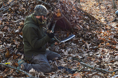 WeatherWool Advisor Tom Brown III T3 in his Als Anorak