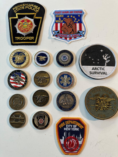 Some of the WeatherWool WarriorWool recipients have sent us Patches and Challenge Coins.  We are grateful for these wonderful mementos!