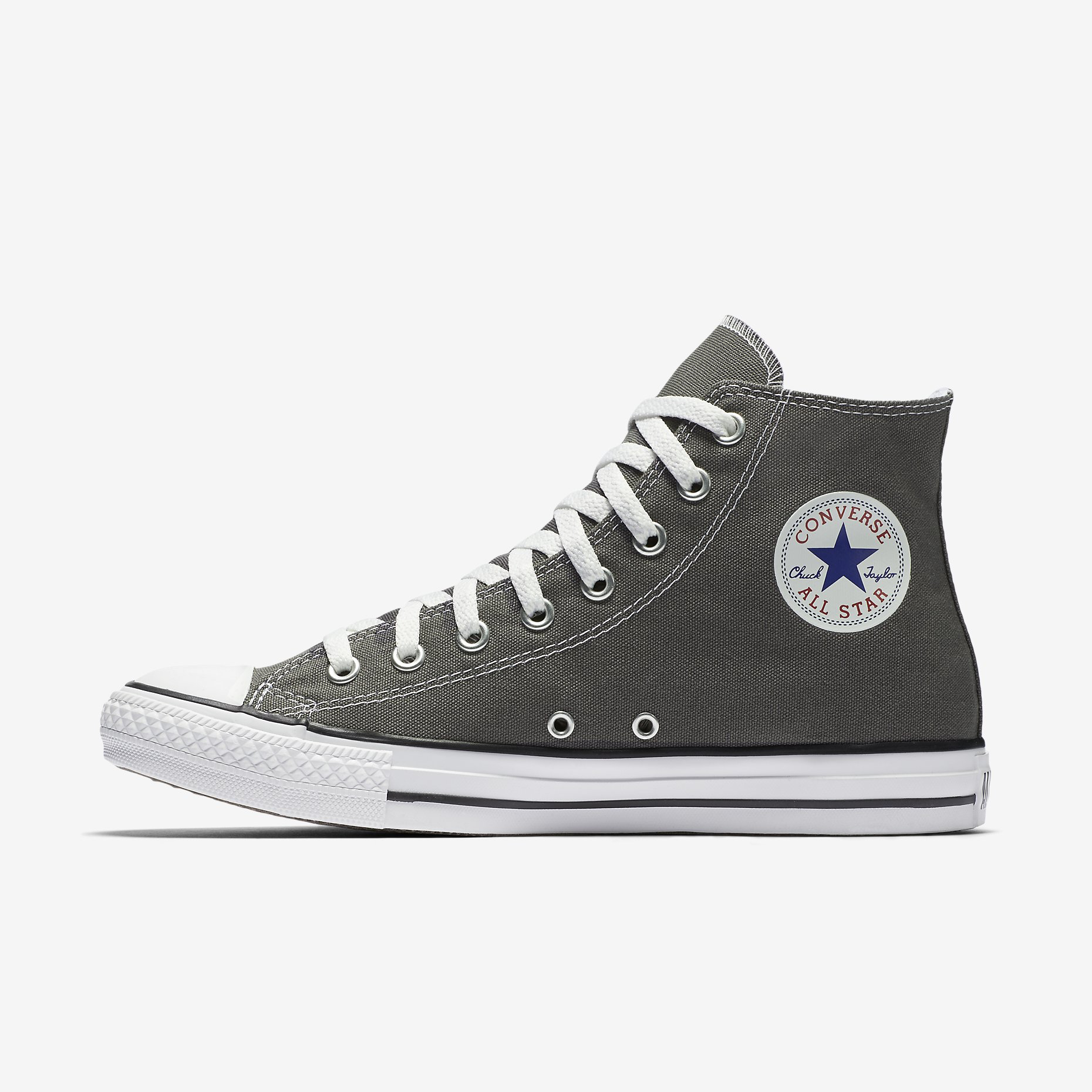 charcoal converse high tops