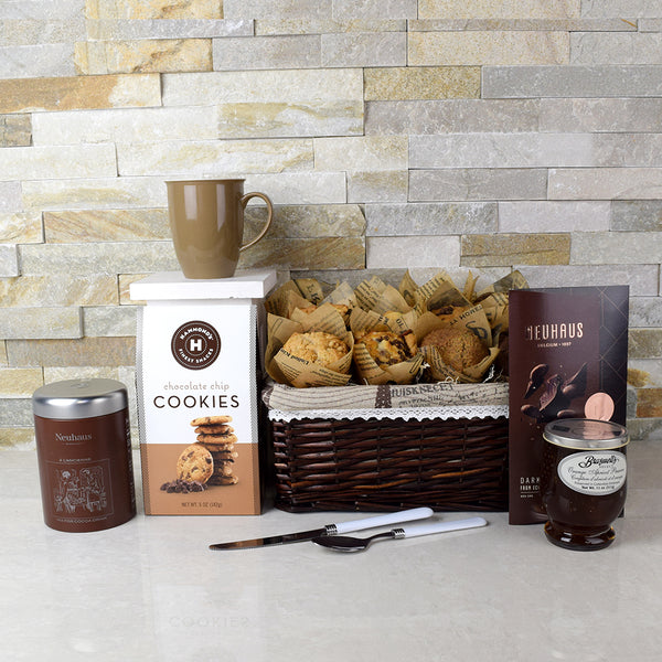 Cup of Hot Chocolate Gift Basket, gourmet gift baskets