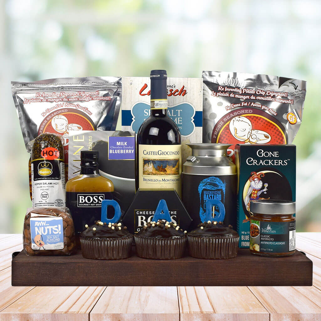 father's day cheese gift basket