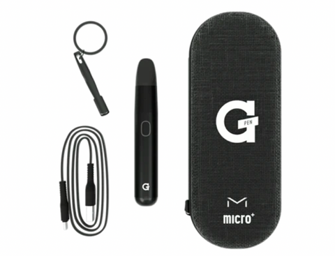 G Pen Micro+ Vaporizer,  Hemp Travel Case, USB-C Charging Cable, Keychain Tool