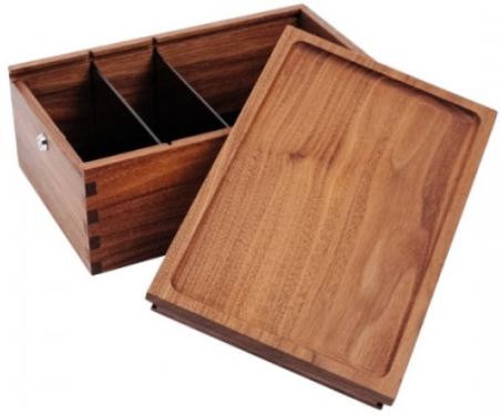 Marley Natural Stash Box keeps your pipes and accessories under lock and key.