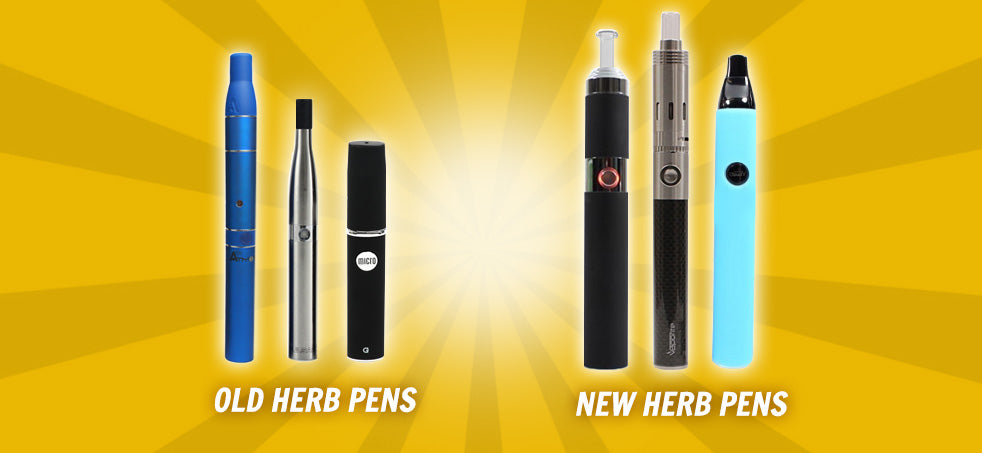 old vape pens versus new dry herb vape pens 