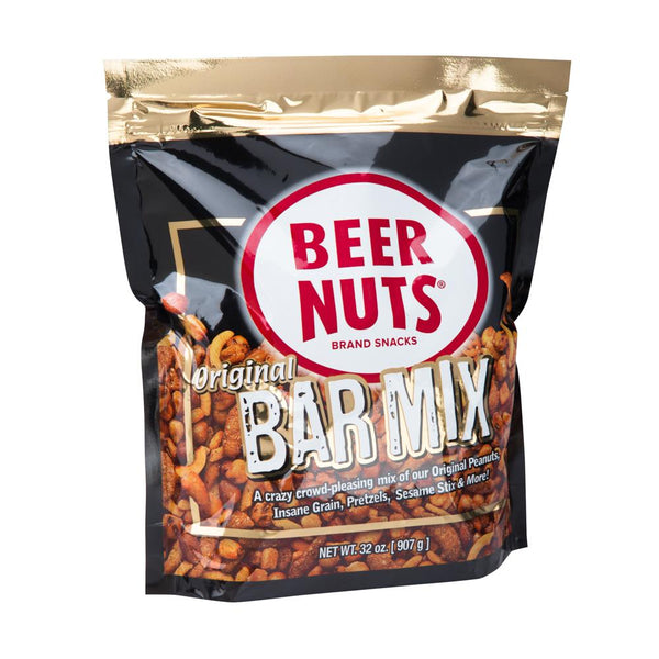 BEER NUTS® Brand Snacks, Original Bar Mix 12-Count 2 oz. Clip Strips -  Case of 6