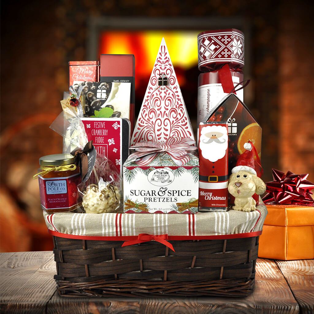 Happy Holidays Gift Basket · Christmas Dog Ornament
