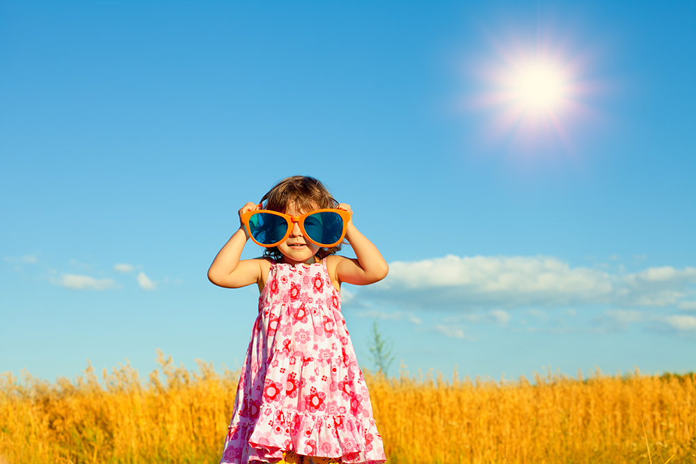 Girl in Big Sunglasses - small