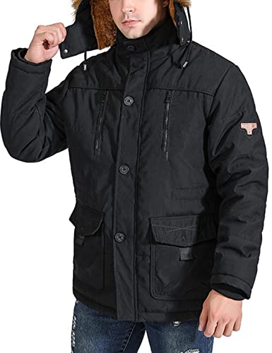 WenVen Men's Winter Coat Warm Parka Jacket With Faux Ubuy, 59% OFF