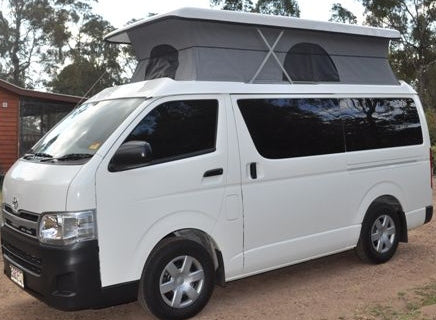 toyota hiace poptop campervan for sale