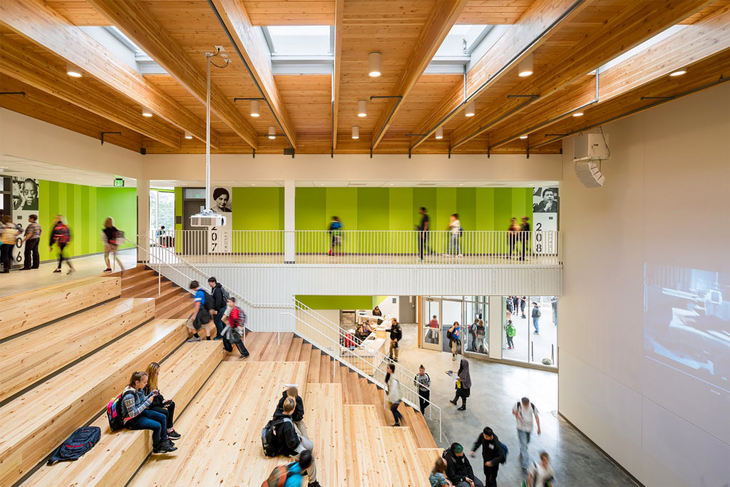 Interior of Open School Portland
