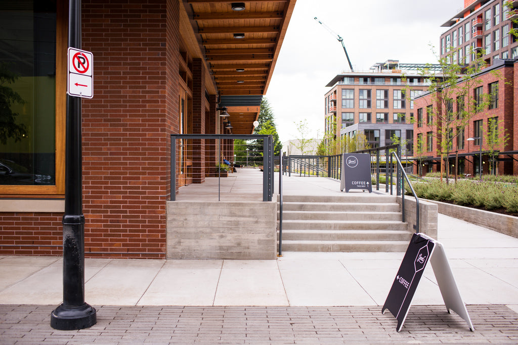 Exterior of Good Coffee in Portland