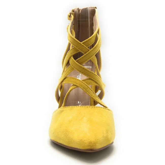 mustard colored women's shoes