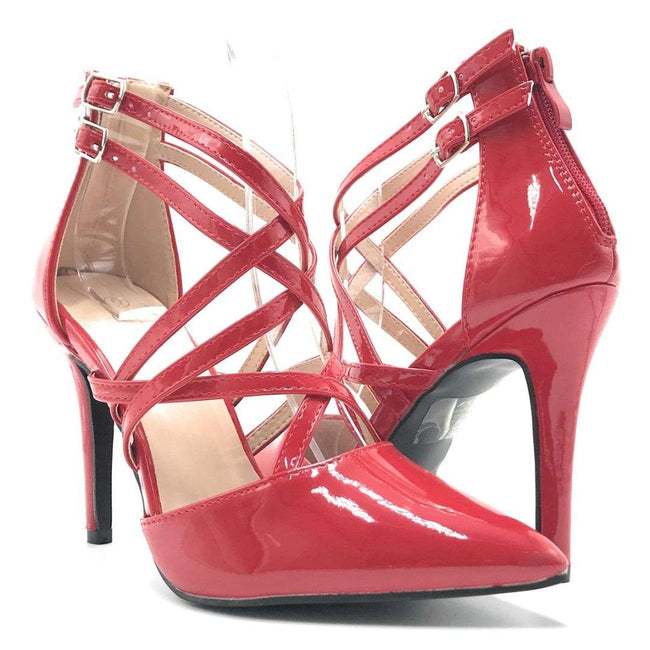 red color heels