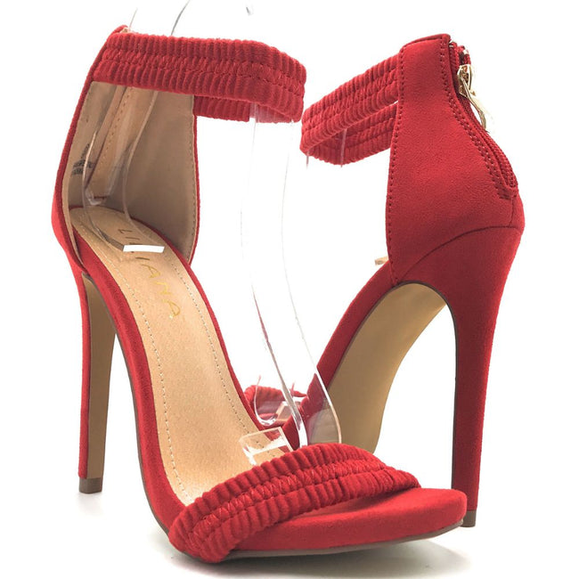 red color heels