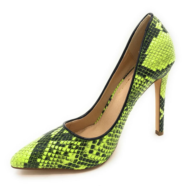 yellow snake shoes