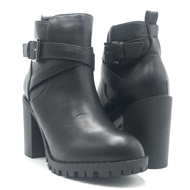 top moda black boots