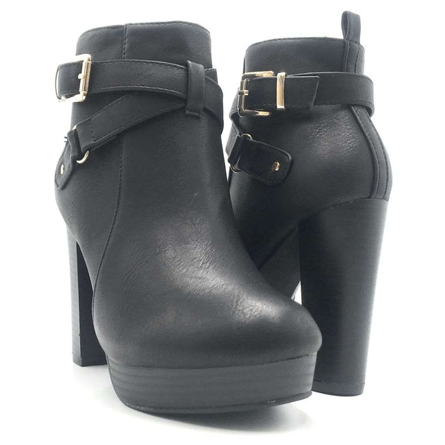 top moda black boots