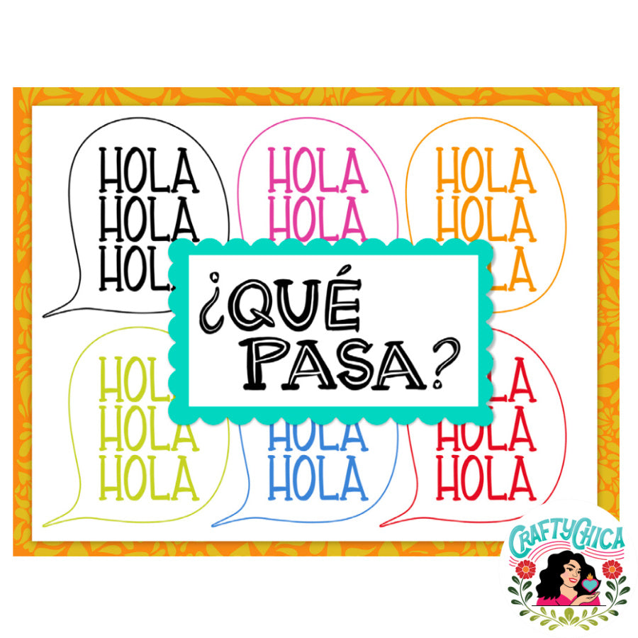 Crafty Chica Hola Stamp Set – CraftyChica