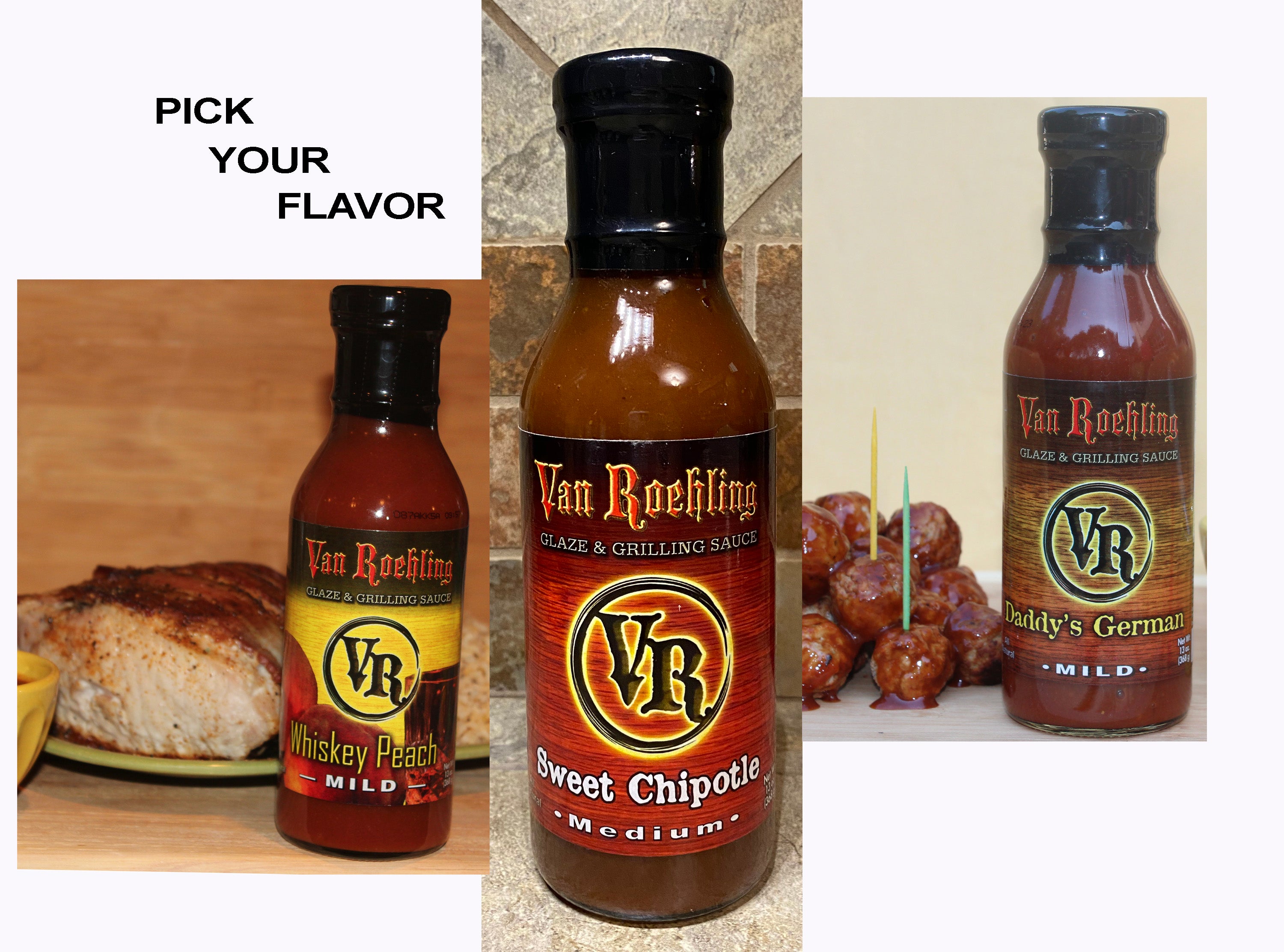 3 Pepper Gift Set – Van Roehling Sauces & Rubs - VR Foods