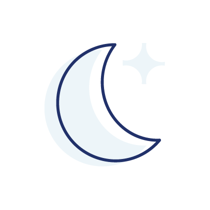 half moon icon