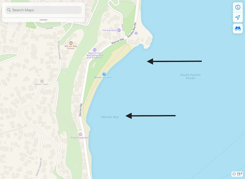 Wellington Wing Foil Location Guide, Worser Bay