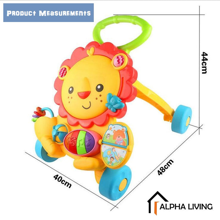 baby push walker lion