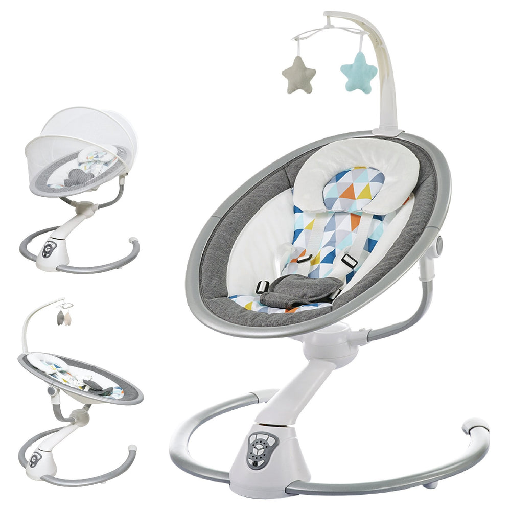baby swing and chair