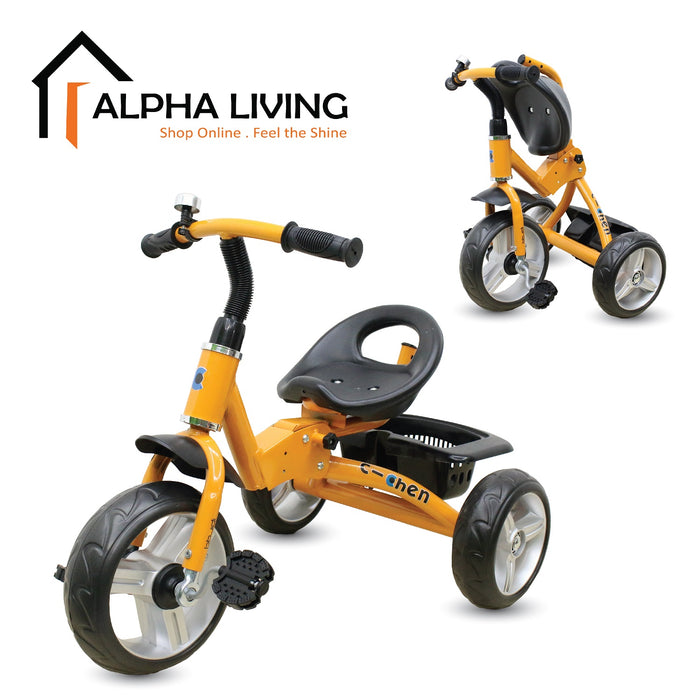 lightweight folding tricycle