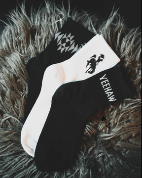 Sock Em' Silly - Monochrome 3pk Socks