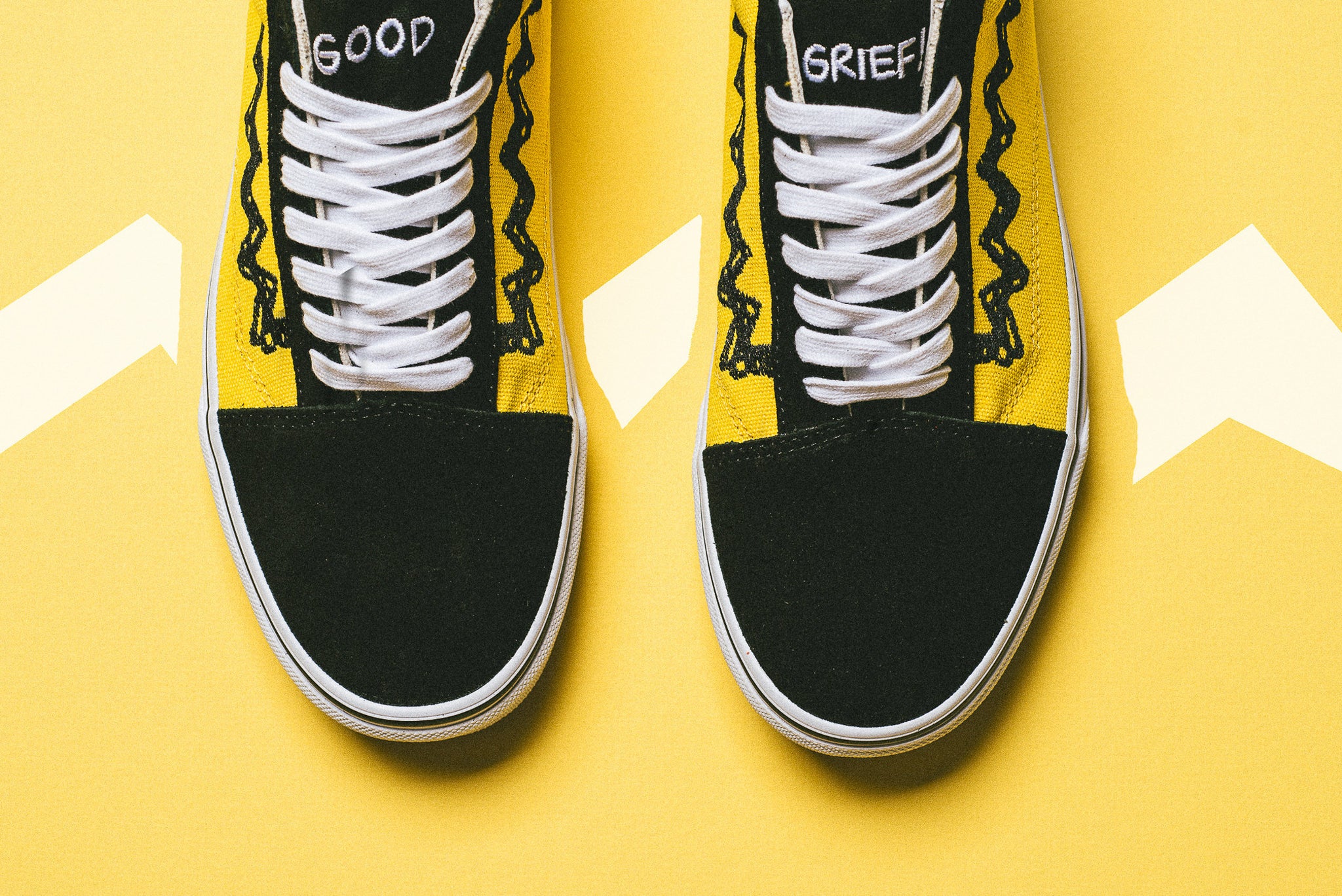 vans x peanuts yellow old skool