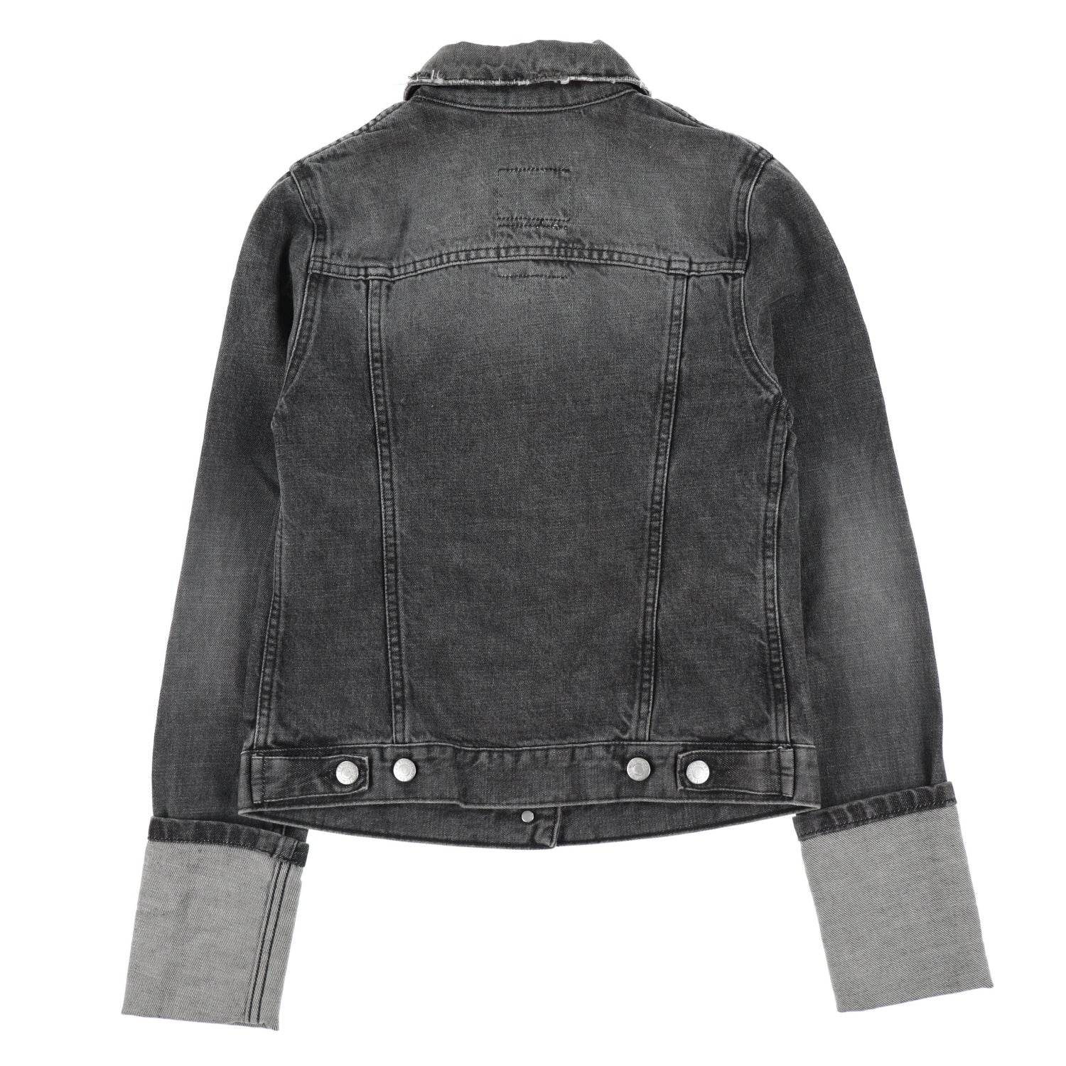 FADED BLACK DENIM JACKET - EMPTY ROOM