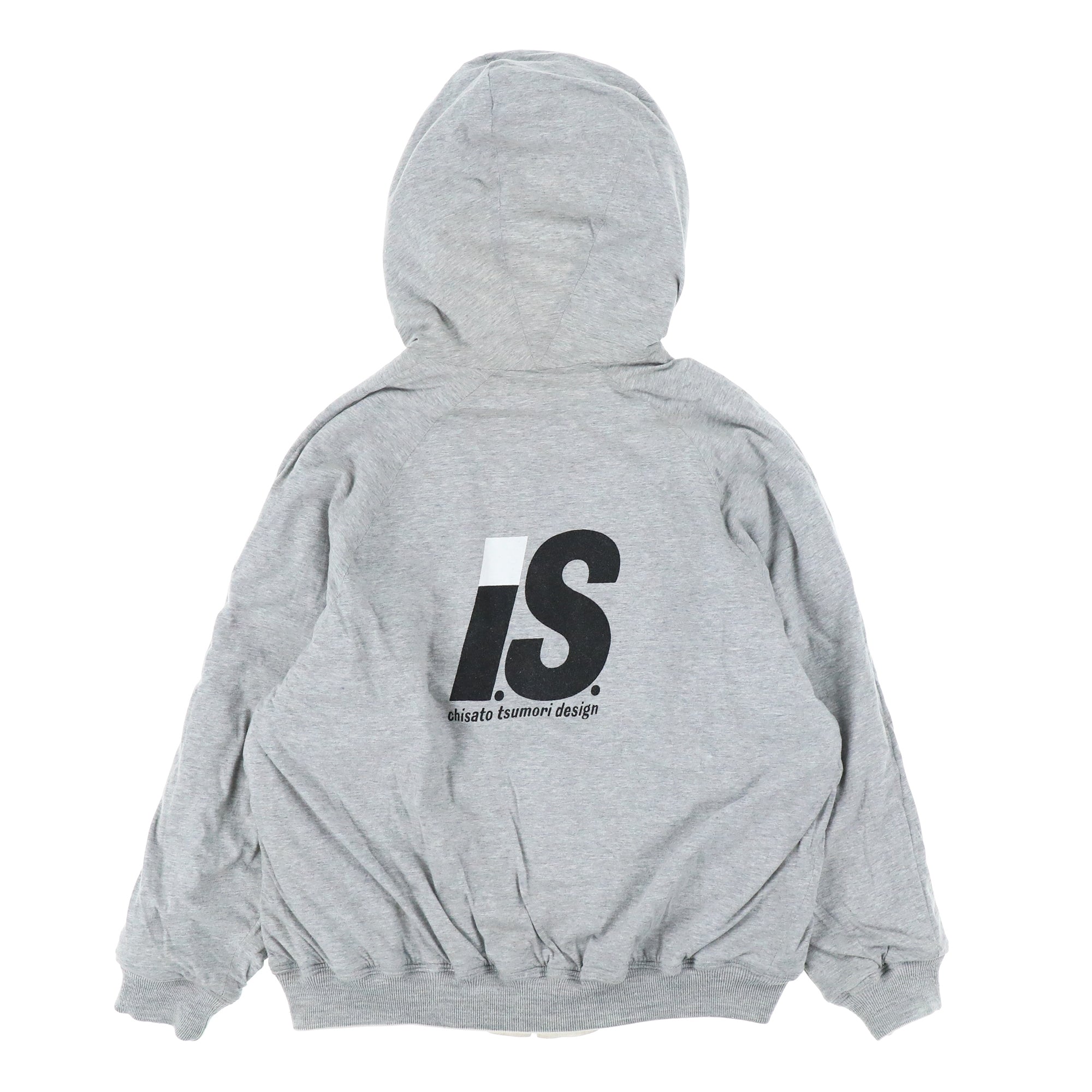 REVERSIBLE LOGO COTTON ZIP HOODIE