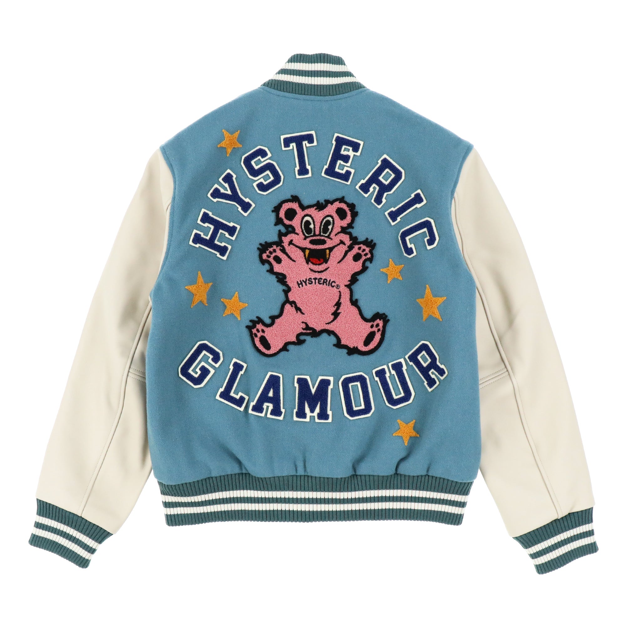 HYSTERIC GLAMOUR X WDS VARSITY JACKET ブラウン系 ジャケット