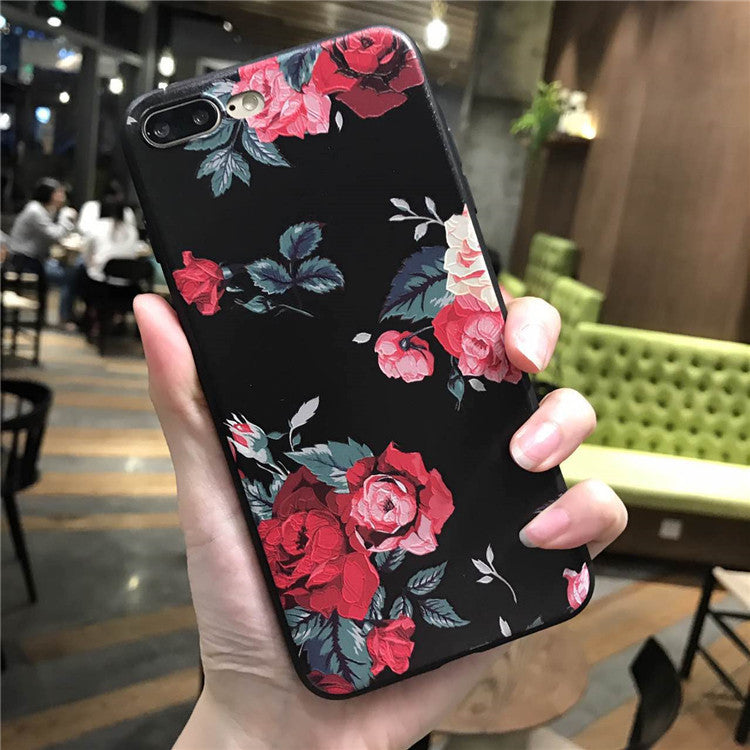 coque iphone 6 fleur rose