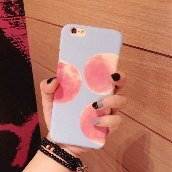 coque iphone 6 fruit peche