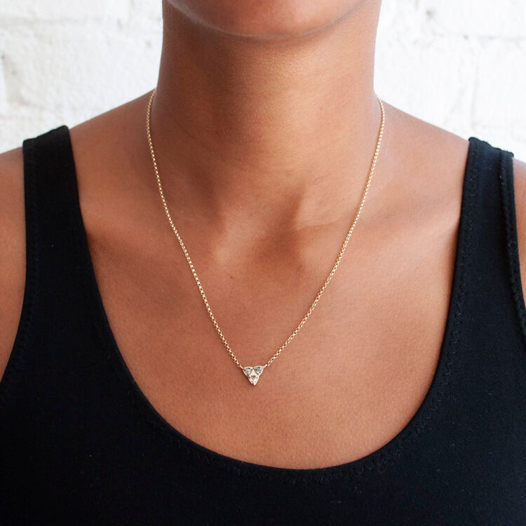 TRI DIAMOND NECKLACE