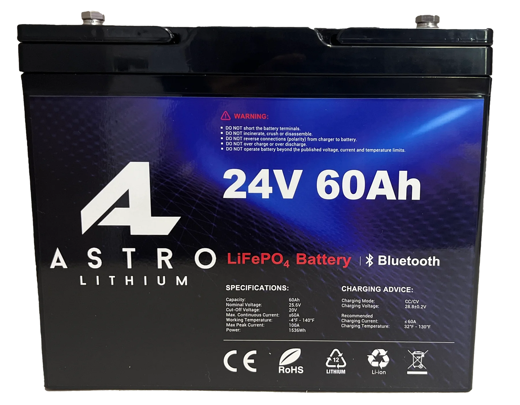 Astro Lithium 24V 60Ah Deep Cycle Battery