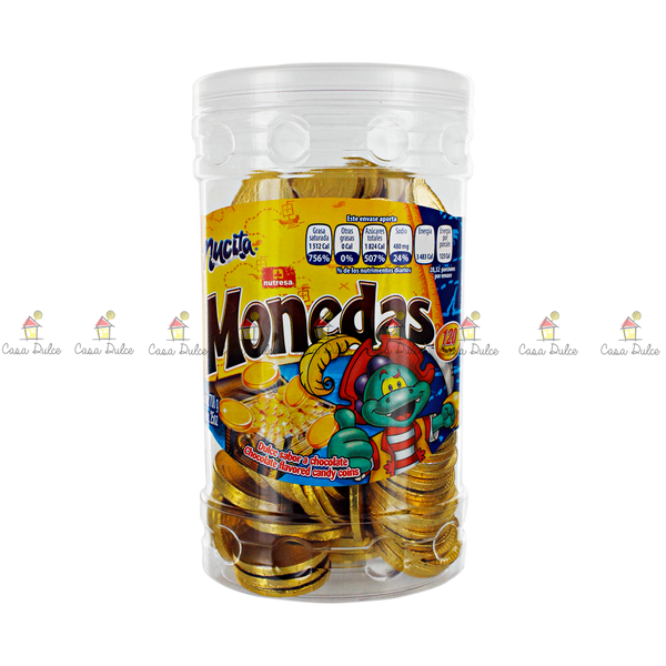 MONEDAS CHOCOLATE (10) 36mm 200 U.