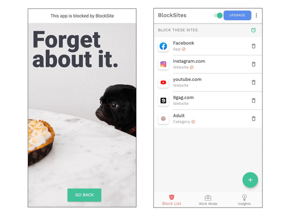 Die besten App Blocker - Blocksite Screenshots