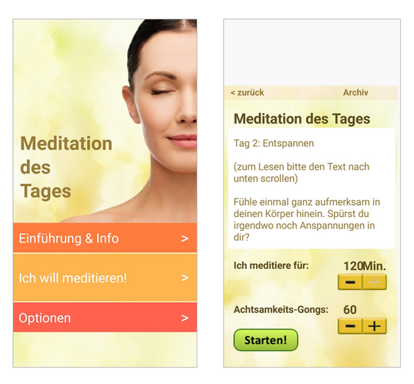 Die beliebtesten Meditationsapps im Langzeittest: Meditopia