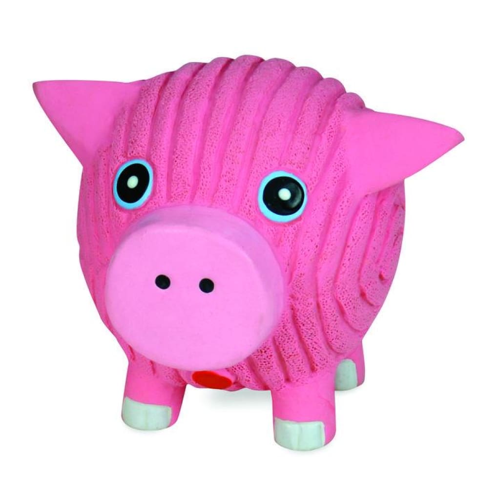 stuffed pig dog toy