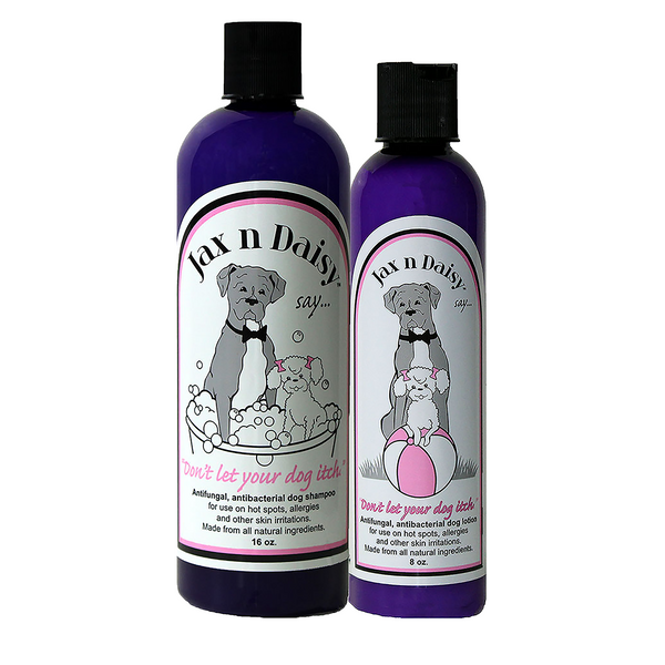 jax n daisy antifungal & antibacterial dog lotion